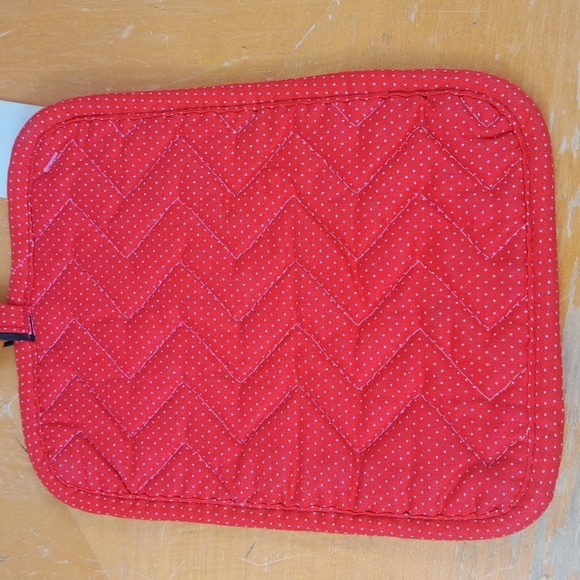 Vintage 1984 Coca-Cola official licensed set of 2 red & white w tags pot holders - Picture 9 of 9